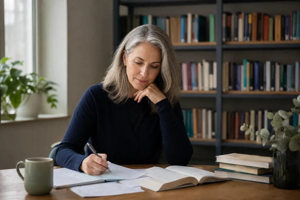 Experienced therapist reflecting on specialist psychosexual practice learning