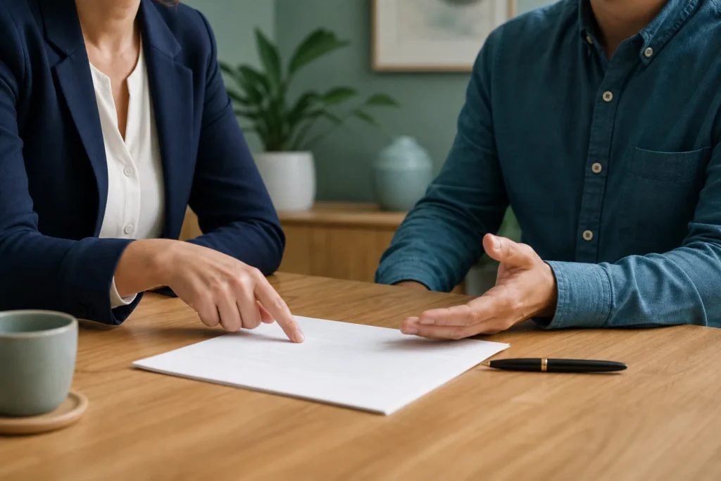 Clinicians reviewing consent and ethical practice in psychosexual therapy